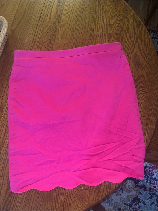 J. Crew Dresses & Skirts - J. Crew Classic Scallop Hem Pink Women's Skirt size 14